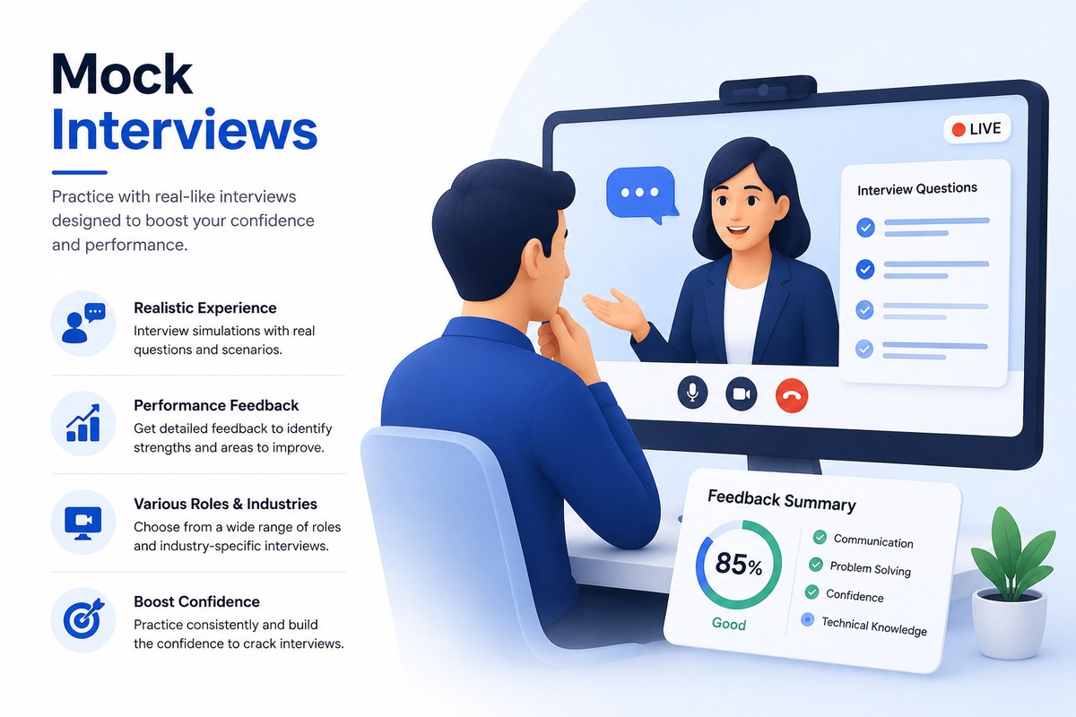 Mock interviews visual
